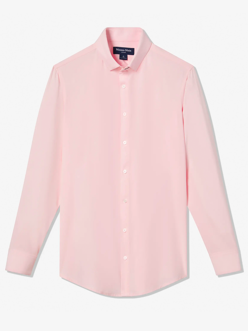 Leeward Long Sleeve Shirt in True Pink
