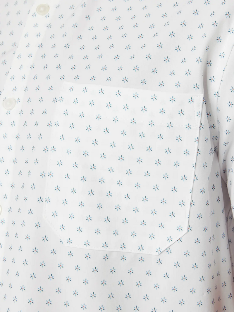 Leeward Short Sleeve Shirt in Balsam Star