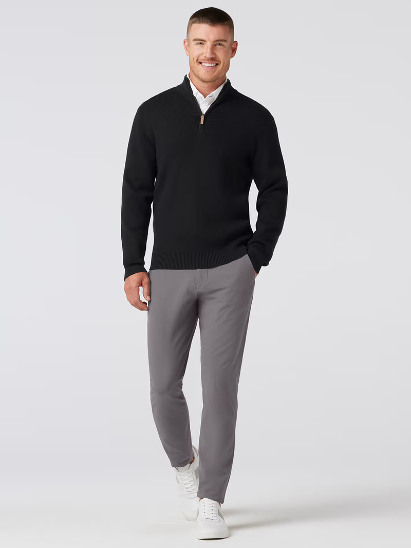 Hillcrest Quarter Zip in Black