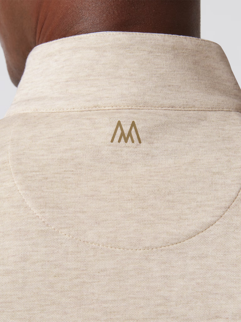 KPI Quarter Zip in Oyster Heather