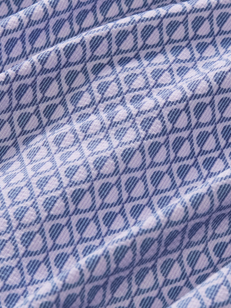 Halyard Short Sleeve in Lilac Circle Shadow