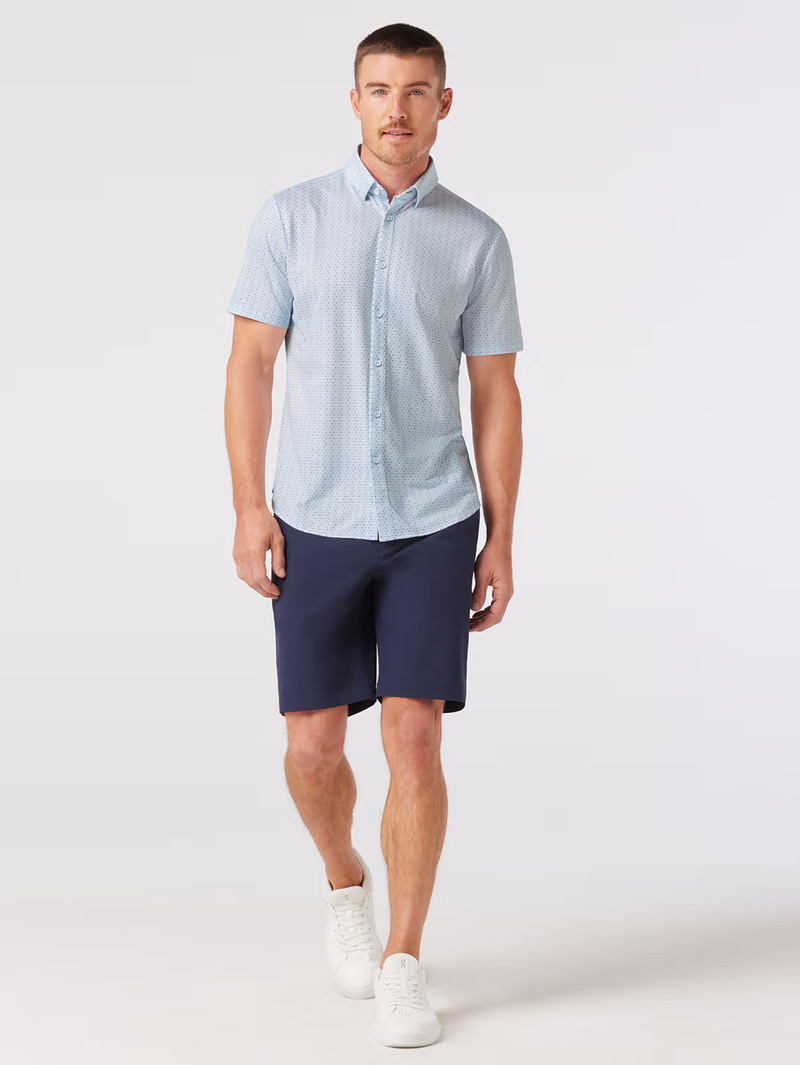 Halyard Short Sleeve in Light Blue Trellus