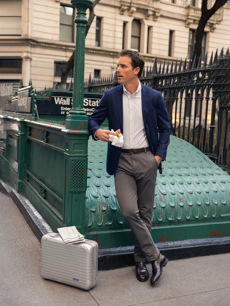 Upton Chino Pant in Pewter