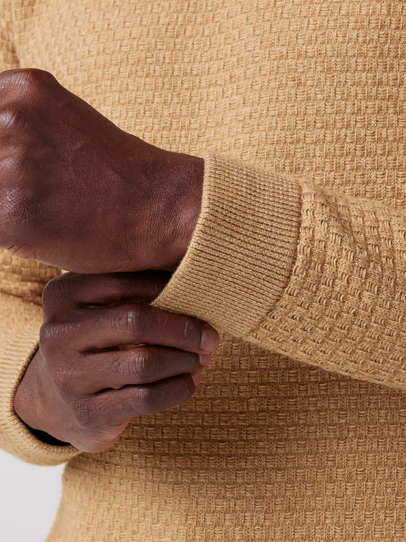 Hillcrest Crewneck in Beige Heather
