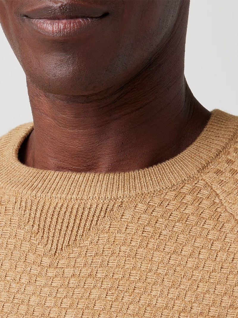 Hillcrest Crewneck in Beige Heather