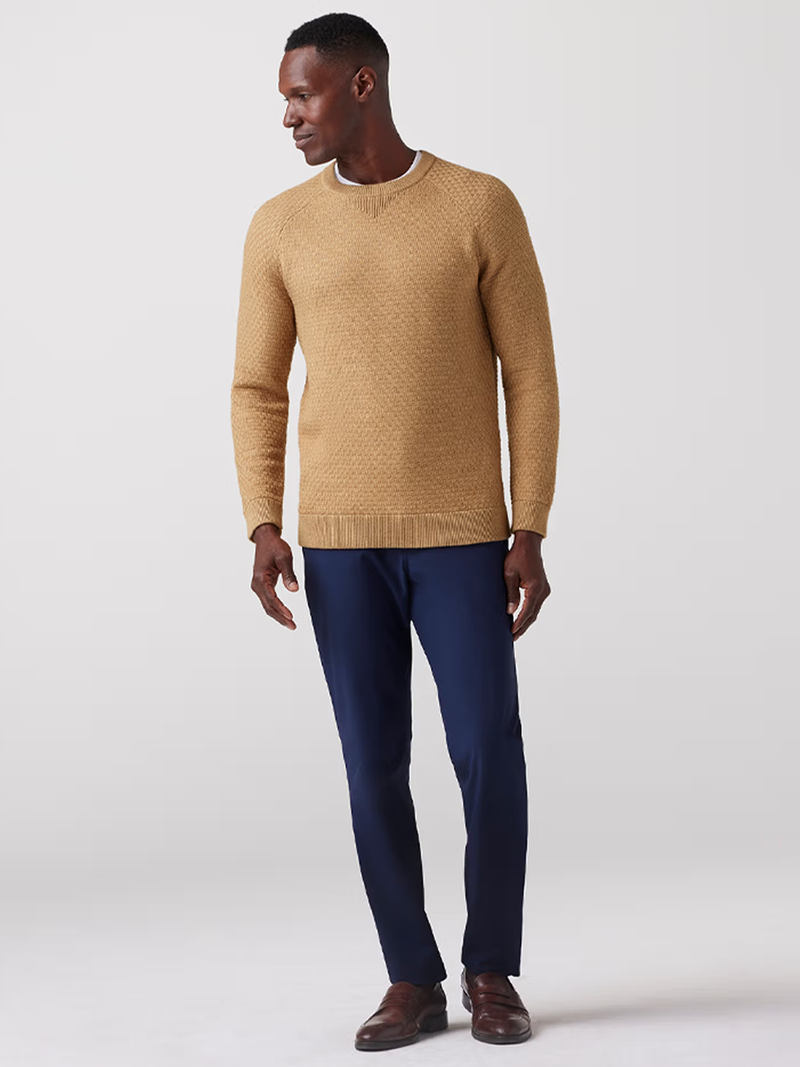 Hillcrest Crewneck in Beige Heather