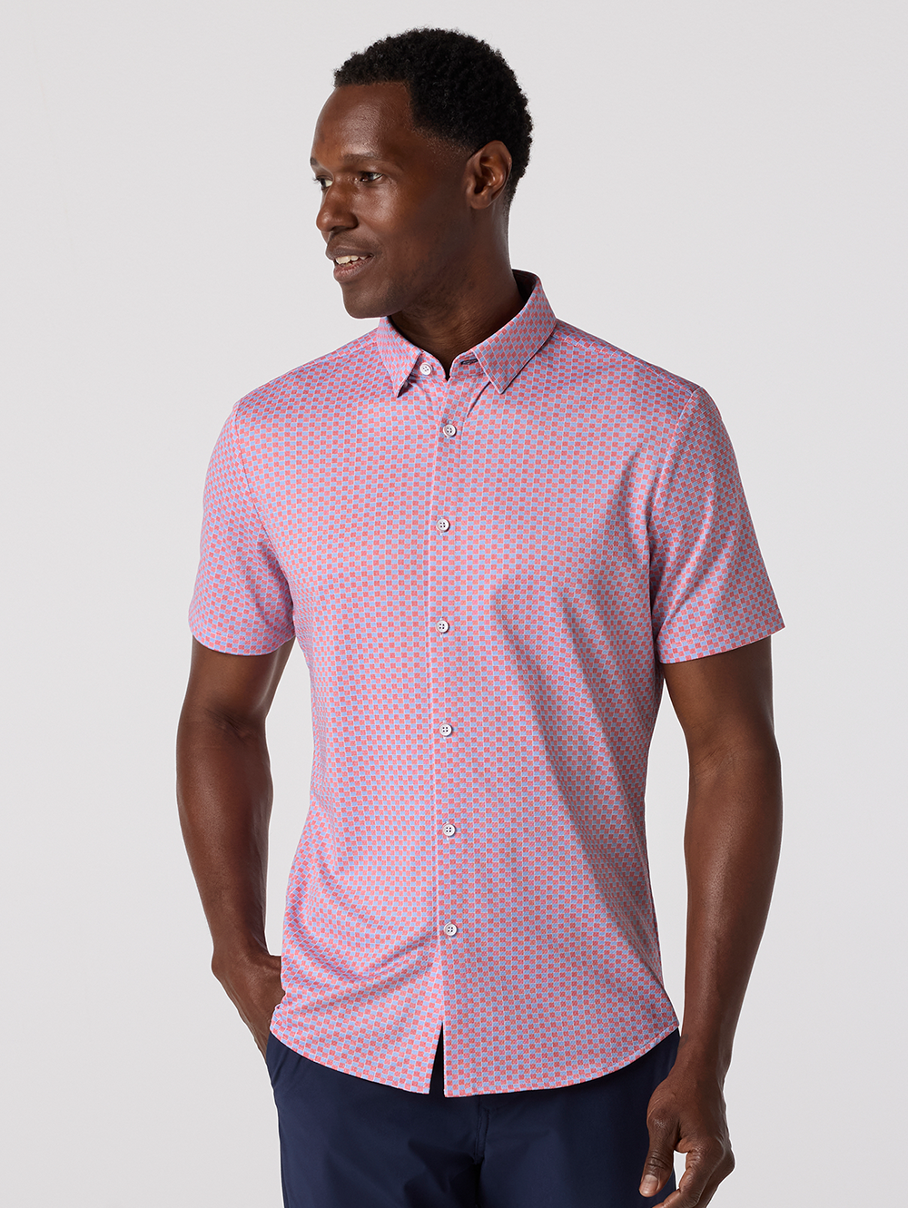 Halyard Short Sleeve in Red Clay Weave