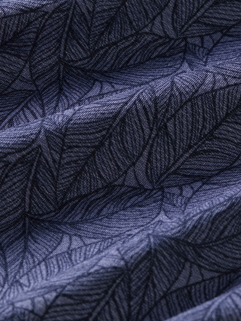 Halyard Short Sleeve in Coastal Fjord Coffee Leaves