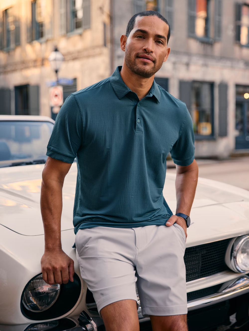 Copa Short Sleeve Polo in Balsam