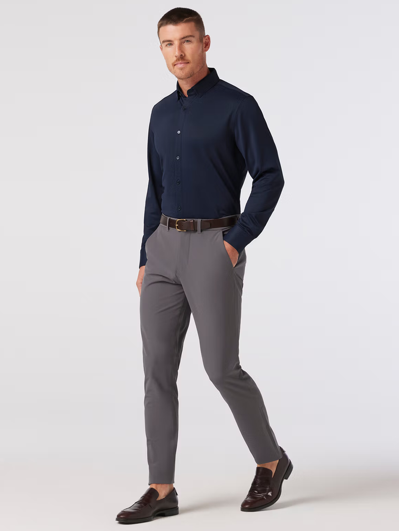 Halyard Dress Shirt in Navy