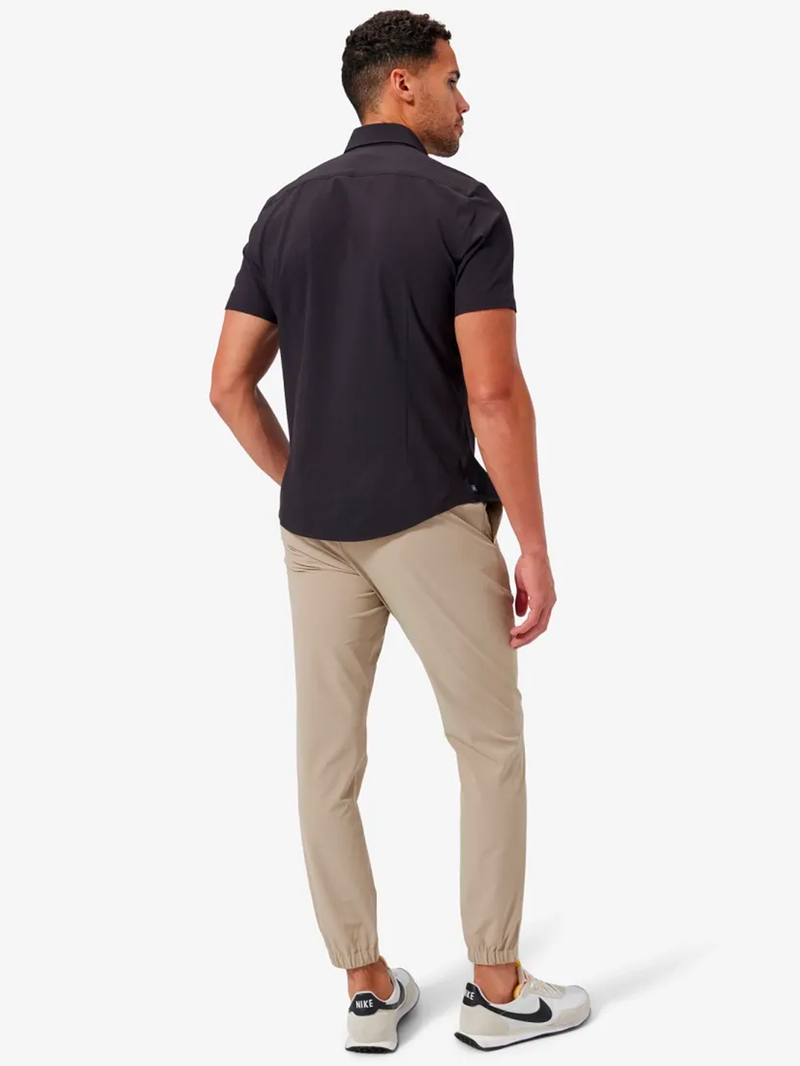 Leeward Short Sleeve Shirt in Black