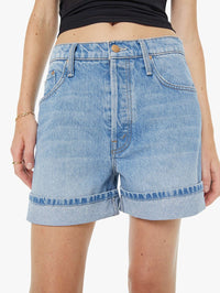 MOTHER CULOTTE CUFFED SHORT - 5
