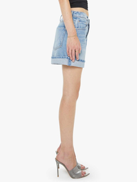 MOTHER Culotte Cuffed Short BYOB in BYOB – Image 4