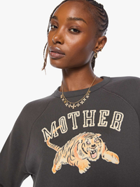 Front view of The Concert Sweatshirt in Mother Tiger by MOTHER, featuring graphic tiger print