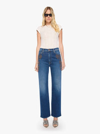 MOTHER The Dodger Sneak Jean in Cowgirls Only – Image 2