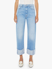 The Half-Pipe Ankle Cuff Fray Last Bite by MOTHER-LAST BITE-AMY Atelier