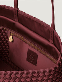 NAGHEDI Jetsetter Small Tote in Bordeaux – Image 2