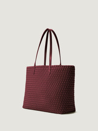 NAGHEDI Jetsetter Small Tote in Bordeaux – Image 3