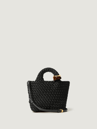 St. Barths Petit Tote Beads In Onyx