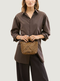 NAGHEDI St. Barths Petit Tote Double Weave in Firenze – Image 5