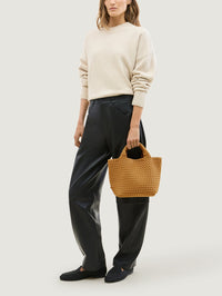 NAGHEDI St. Barths Small Tote in Turmeric – Image 4