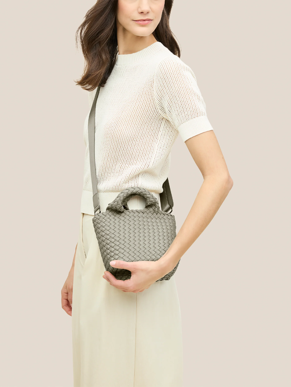 St. Barths Petit Tote Rope in Celadon