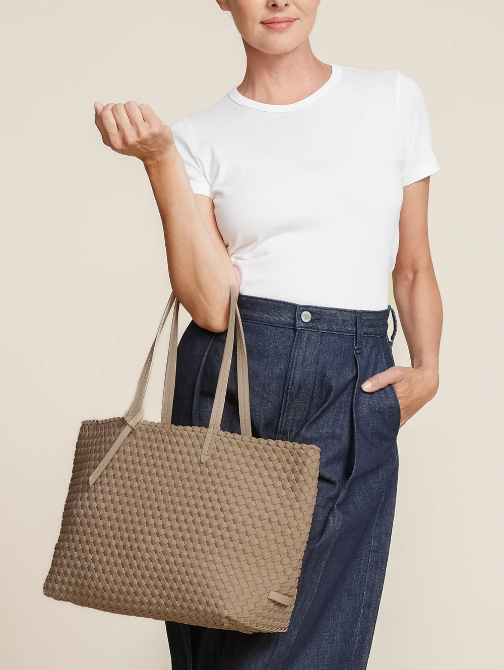 Jetsetter Small Tote in Cashmere