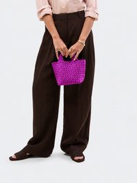 St. Barths Petit Tote Satin in Bisou