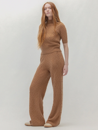 Cableknit Mock Neck by NAKED CASHMERE ART DEPARTMENT - View 4