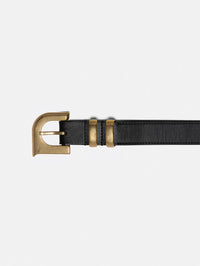 NANUSHKA Ryker Belt in Black in Black – Image 3