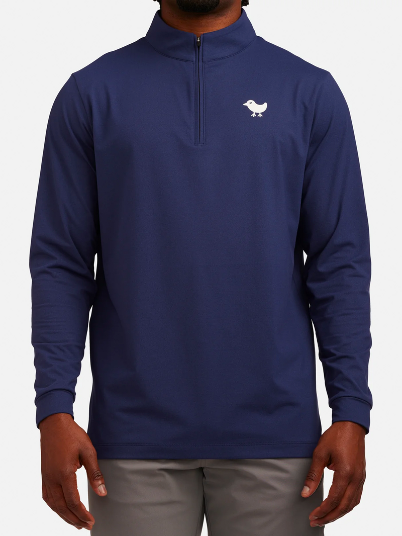 Quarter Zip Pullover in Navy