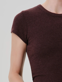 Nello Tee in Heather Mahogany