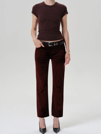 Nello Tee in Heather Mahogany
