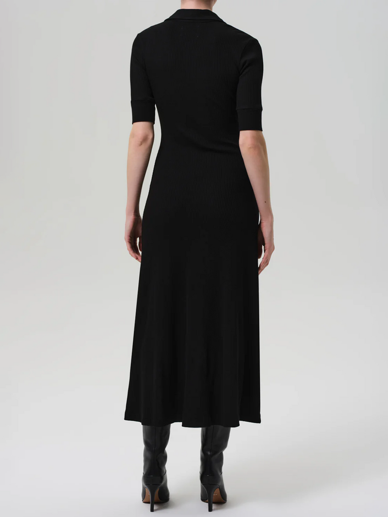 Amina Polo Dress In Black