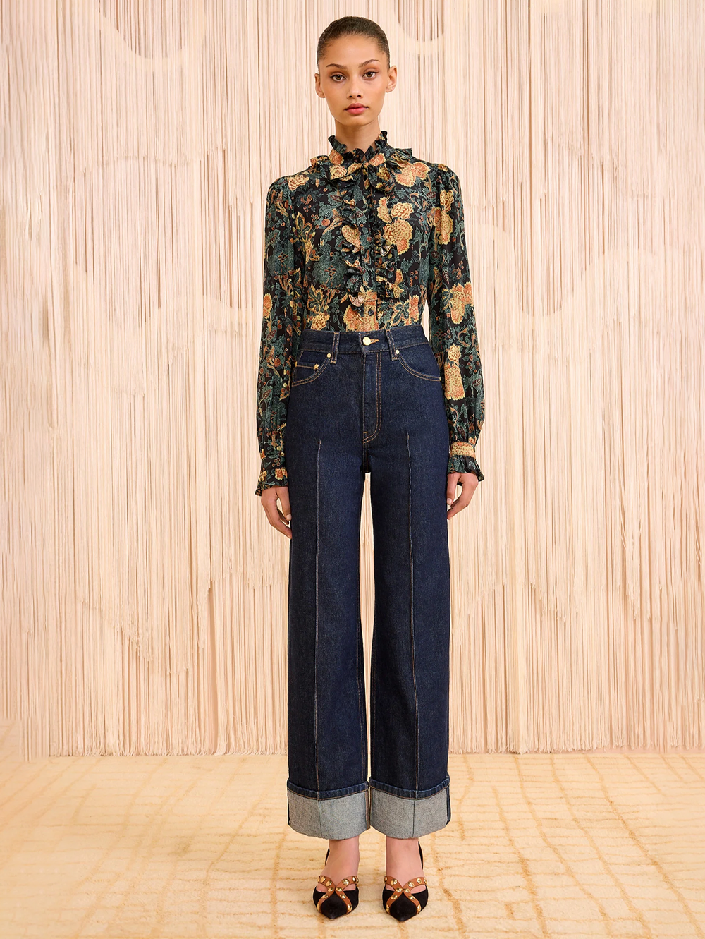 The Genevieve Wide Leg Jean