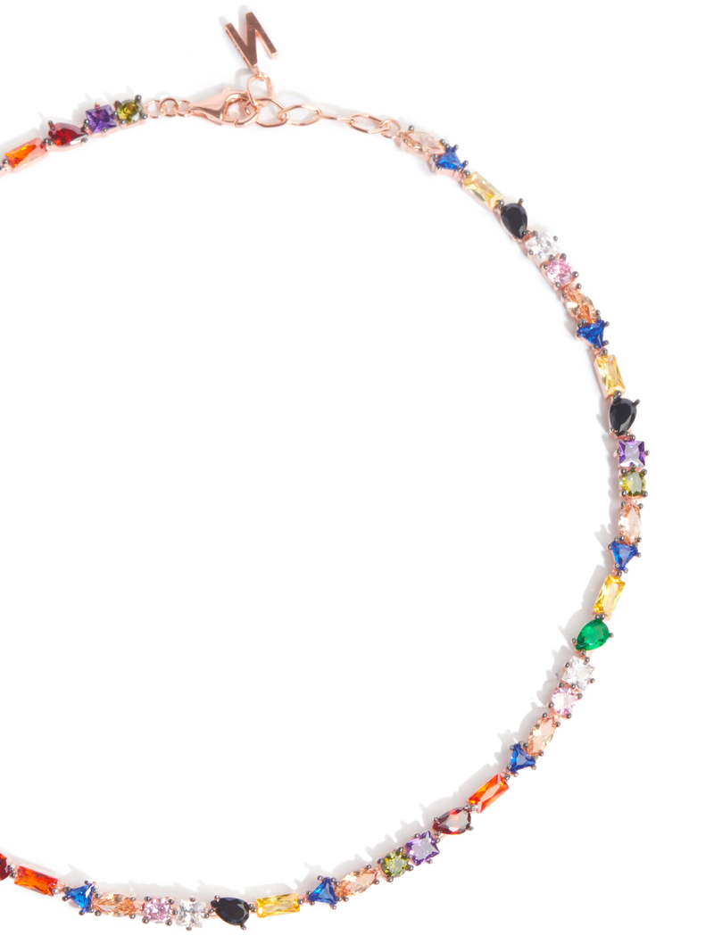 Julie Multicolored Crystal Necklace