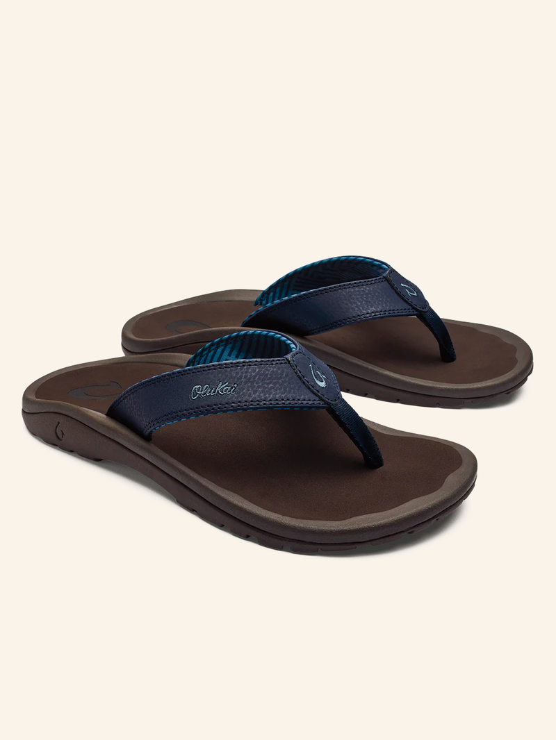 ‘Ohana Beach Sandal in Blue Depth/Espresso