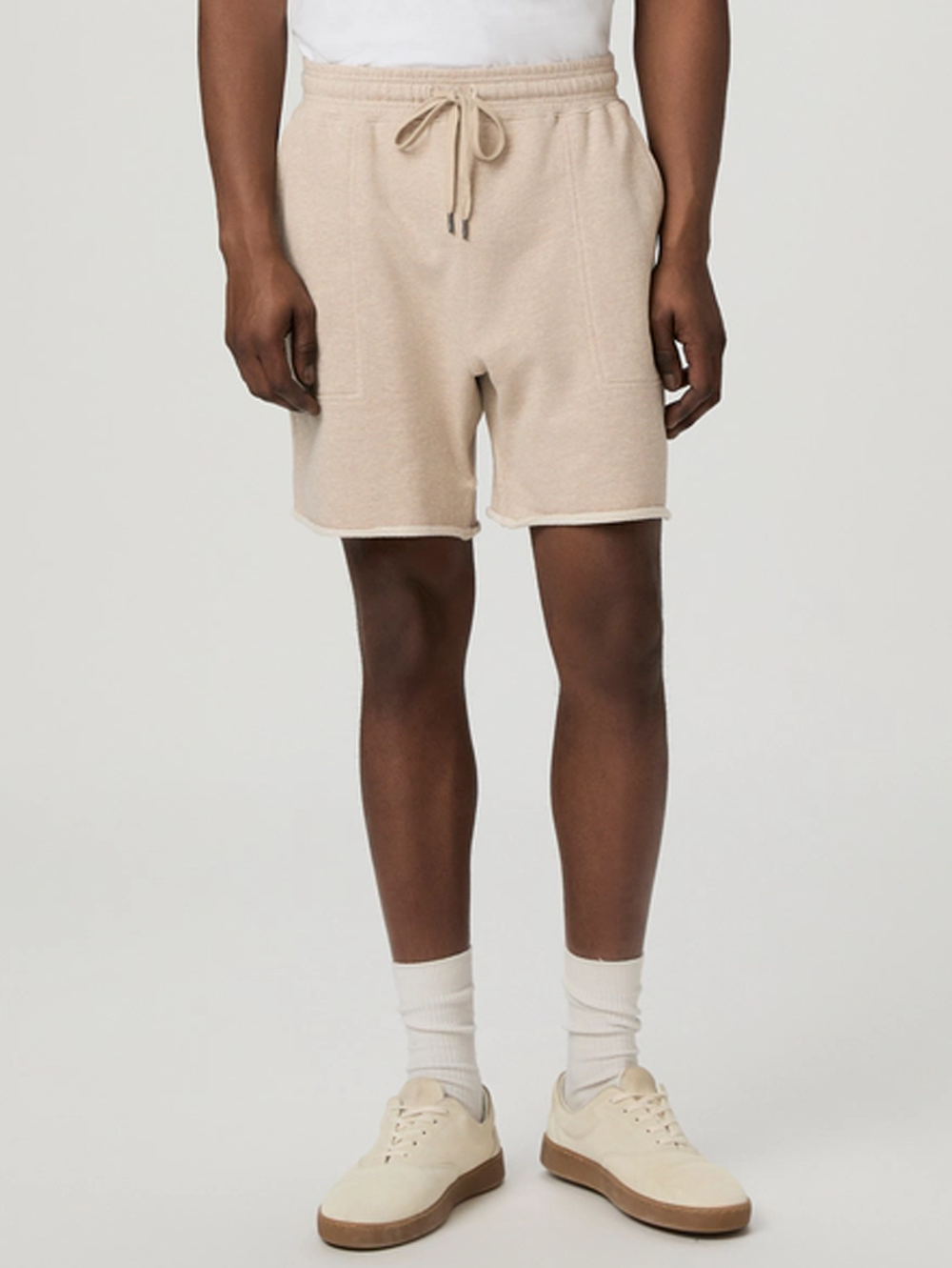 Ruiz Terry Short in Heathered Oatmeal