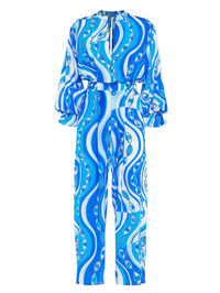 Ocean Eyes Felix Silk Jumpsuit