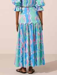 Underwater Dreamer Maxi Skirt