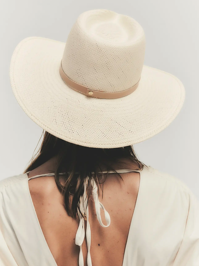 Sherman Packable Straw Hat in Natural