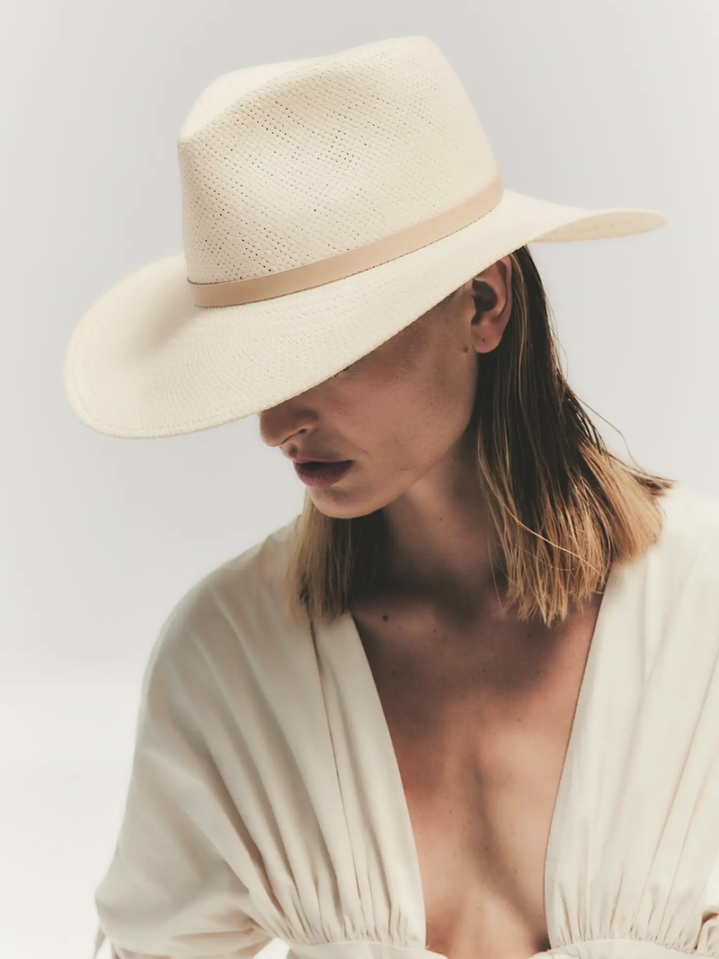 Sherman Packable Straw Hat in Natural