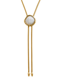 The Lola Bolo with White Pearl in Gold