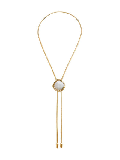 The Lola Bolo with White Pearl in Gold