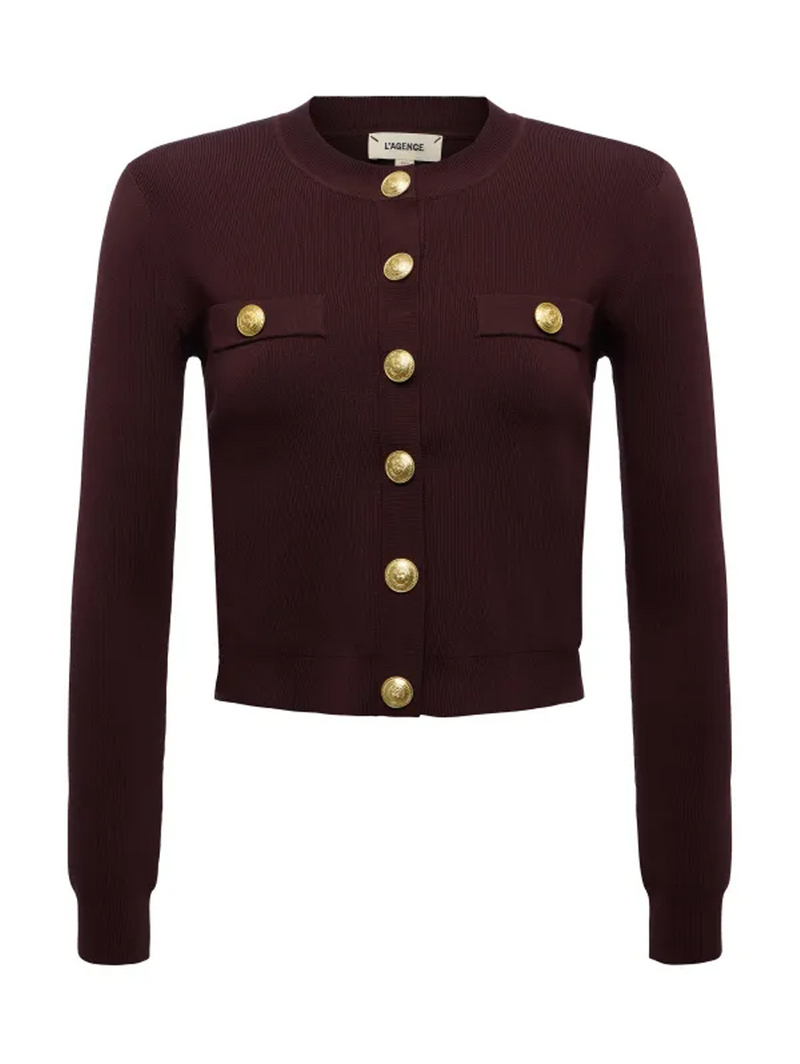 Toulouse Cardigan in Chocolate