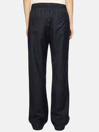 Poma Tailleur Strass Trousers in Encre