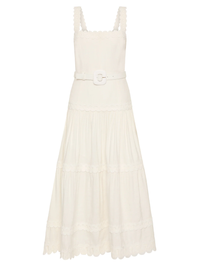 REBECCA VALLANCE Kahlia Midi Dress in Ivory in Ivory – Image 5