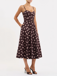 Vivianne Strap Midi Dress by REBECCA VALLANCE - View 4