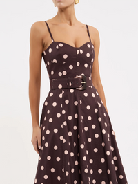 Vivianne Strap Midi Dress by REBECCA VALLANCE - View 5