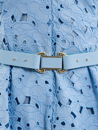 REBECCA VALLANCE Wilda Mini Dress in Blue in Blue – Image 4
